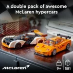 Lego Speed Champions Mclaren Solus Gt & Mclaren F1 Lm 76918 2 Iconic Race Car Toys-581pieces