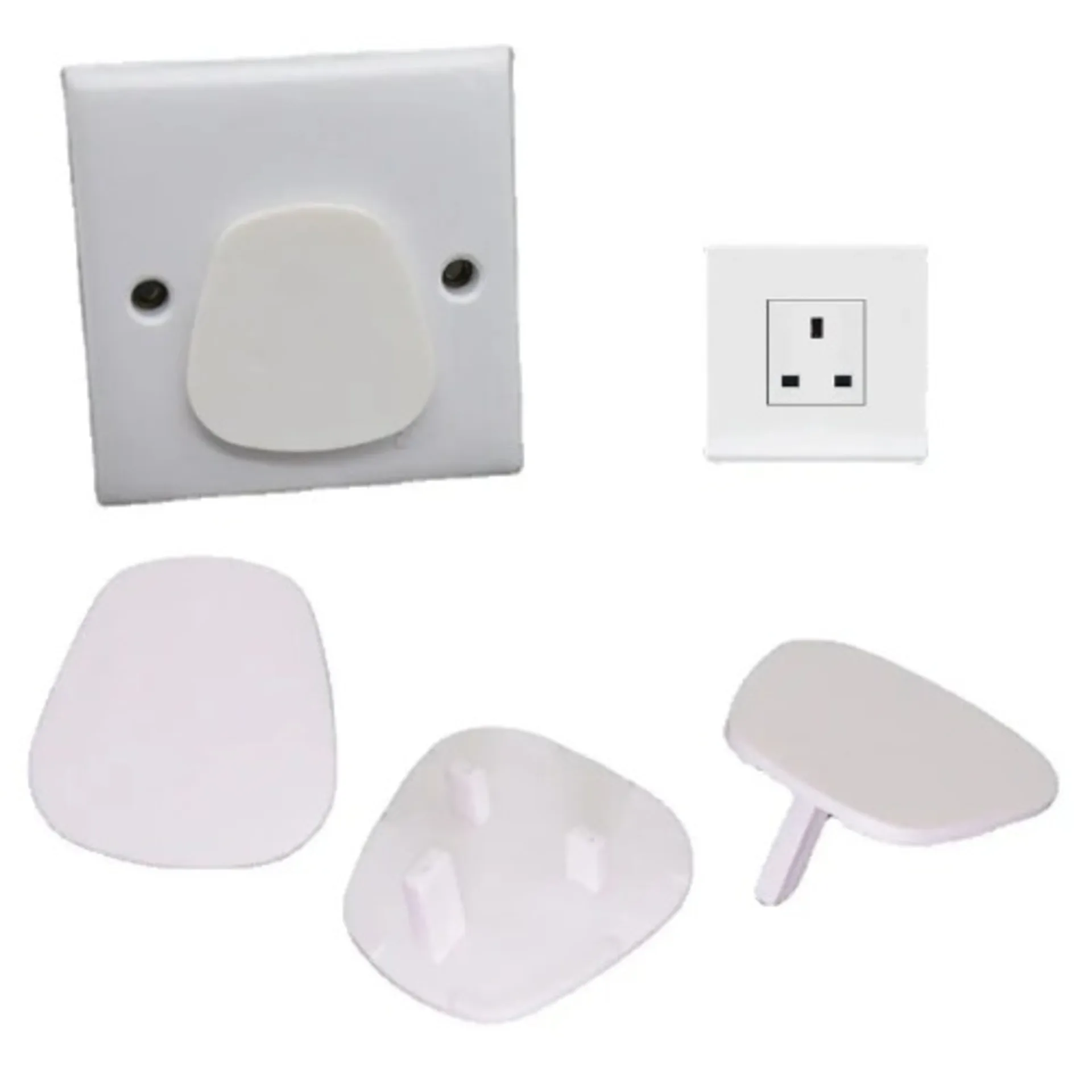 Uk Home Socket Plug Safety Cover – 4 Pieces