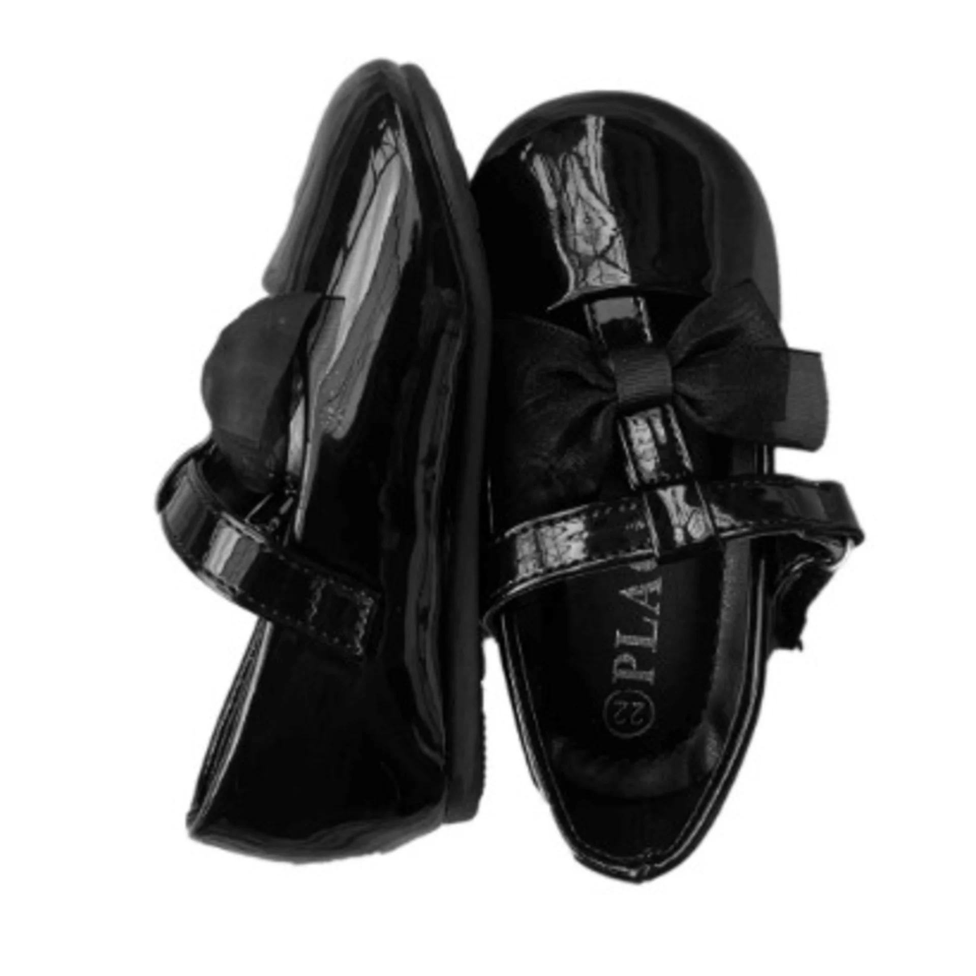 Infant Covered Toddler Girls Shoe- Black