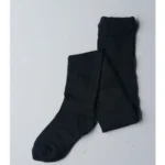 Girls Cotton Soft Tight Popsocks – 2 Pairs – Black