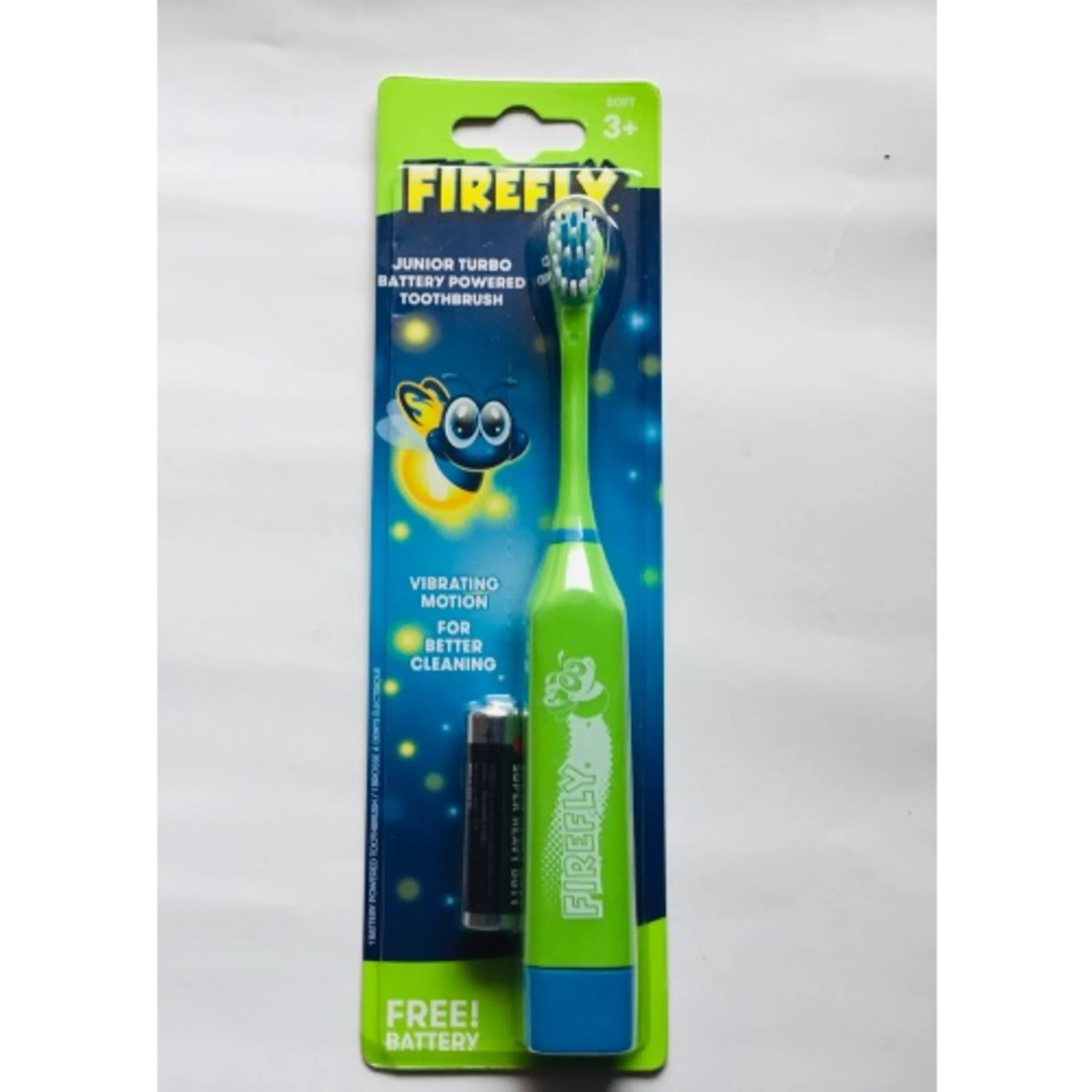 Firefly Junior Turbo Battery Power Toothbrush Green