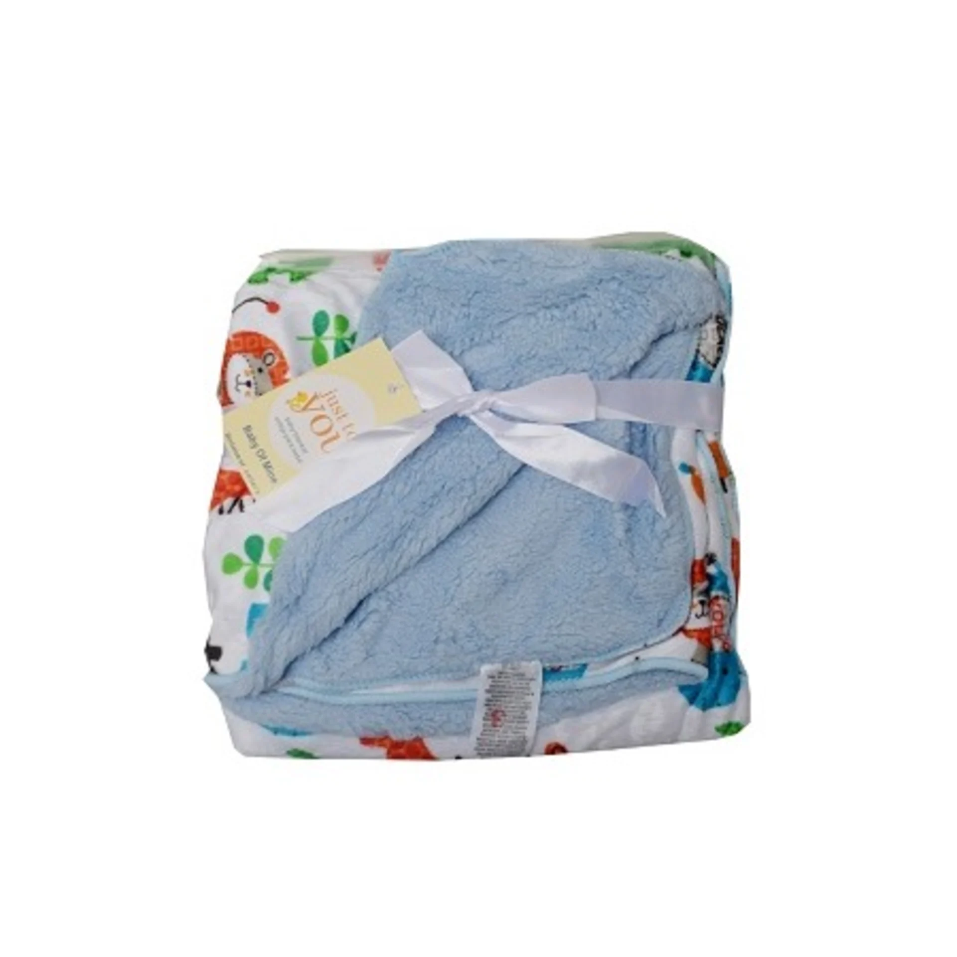 Plush Baby Blanket – Blue