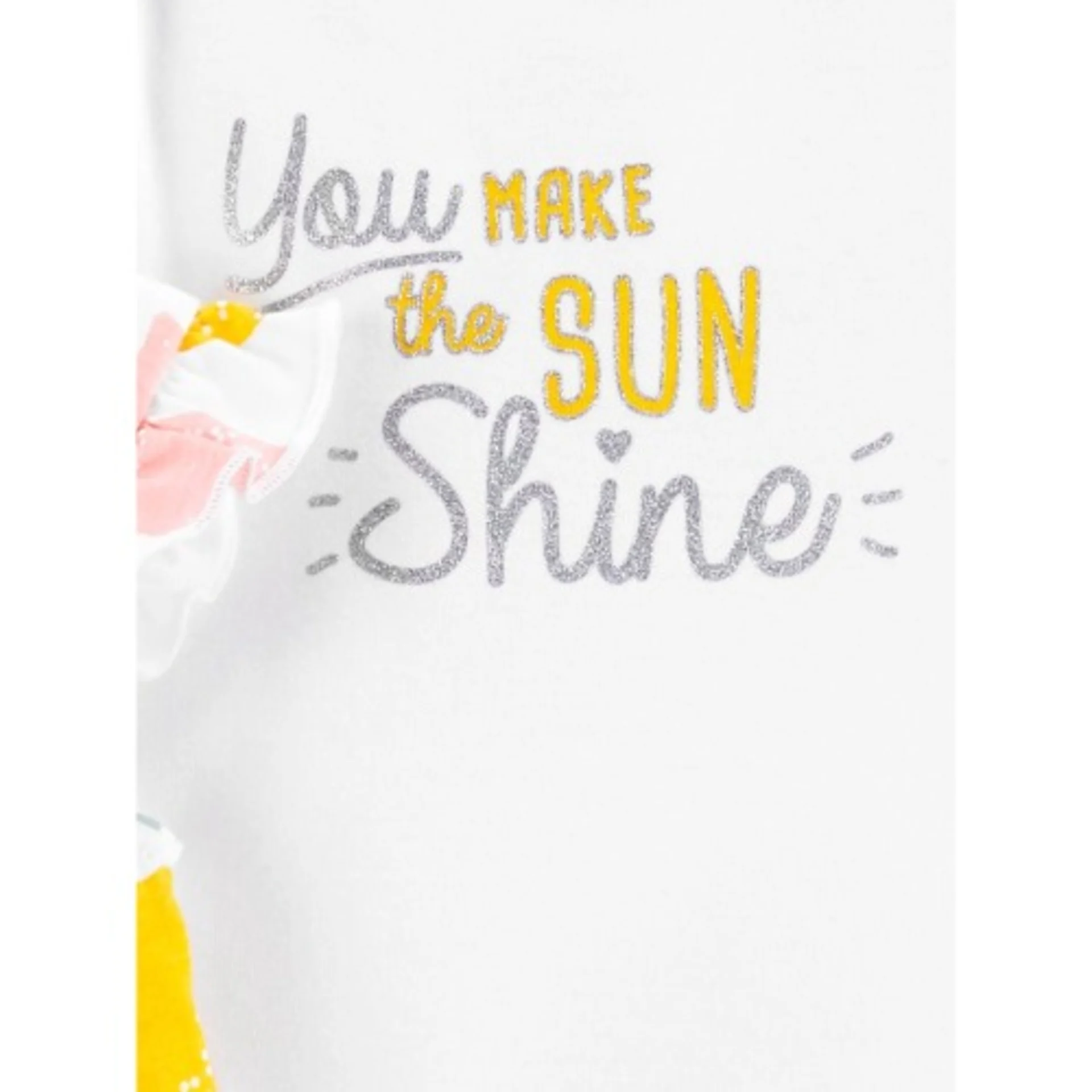 Carter’s Child Of Mine Newborn Baby Girls Blouse, Bodysuit & Pant 3pc – Lemon Burst