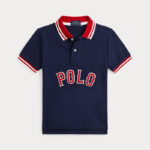 Polo Ralph Lauren Kids’ Baseball-Logo Cotton Mesh Polo Shirt