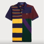 Polo Ralph Lauren Patchwork Cotton Mesh Polo Shirt