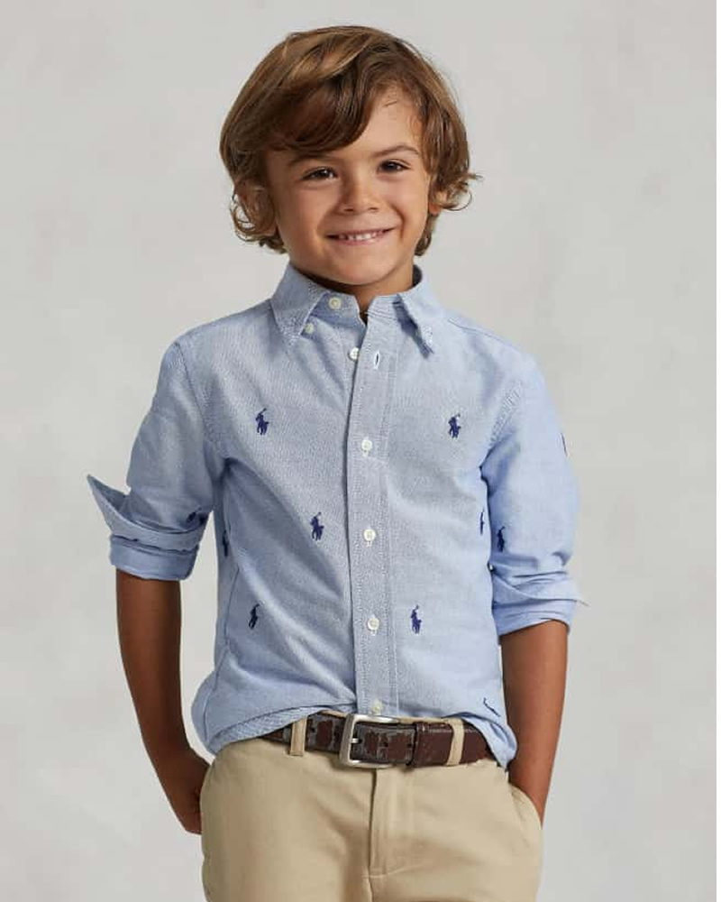 Polo Ralph Lauren Pony Cotton Oxford Shirt – Long-Sleeved Shirts