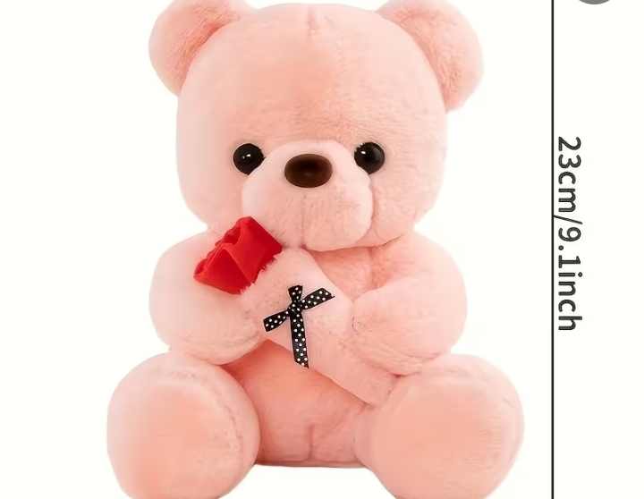 1pc Charming Trio of Teddy Bears with Roses