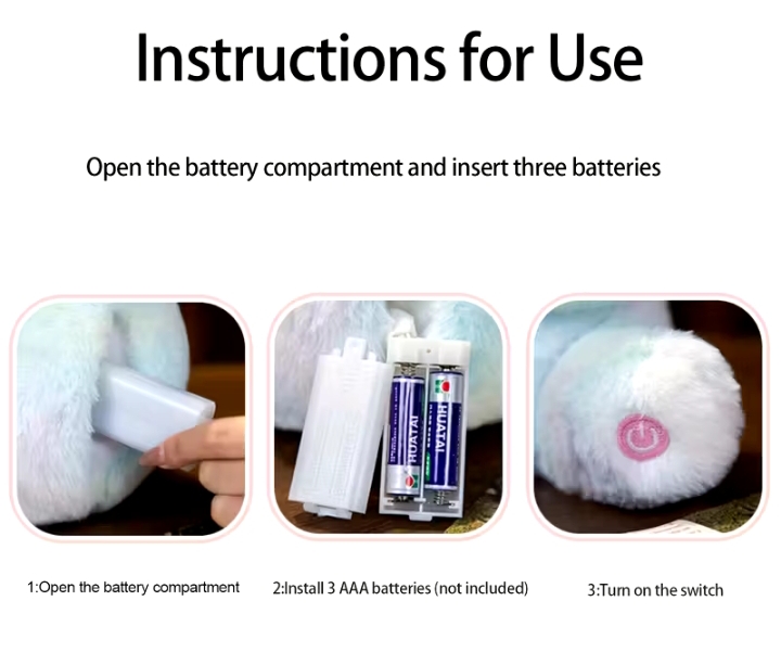 Luminous Bunny Plush Toy