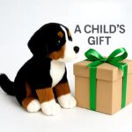 Realistic Bernese Mountain Dog Plush Toy