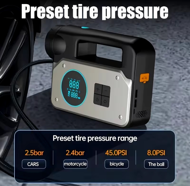 JKUOO 8000mAh Heavy-Duty Car Jump Starter