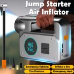 JKUOO 8000mAh Heavy-Duty Car Jump Starter