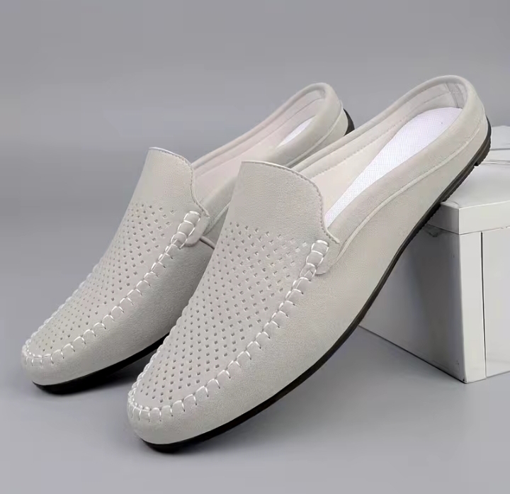 Hand-Crafted Men’s Fashionable Mules, Slip-On Loafers, Casual Shoes for Men & Women