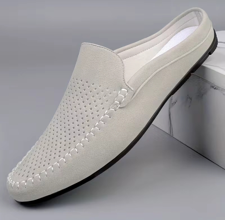 Hand-Crafted Men’s Fashionable Mules, Slip-On Loafers, Casual Shoes for Men & Women