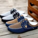 1 Pair of Handcrafted Men’s Fashionable Multi-Functional Slip-On Casual Shoes