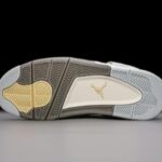 Air Jordan 4 Retro Grade School Basketball Shoes – Black/White-Tour Yellow