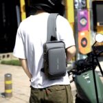 1pc Men’s Anti-Theft Password Lock Chest Sling Bag