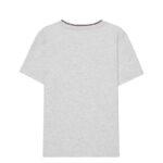 Tommy Hilfiger Embroidered Hilfiger Logo T-Shirt – Mid Grey Heather