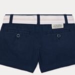 Polo Ralph Lauren Belted Cotton chino Short