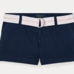 Polo Ralph Lauren Belted Cotton chino Short