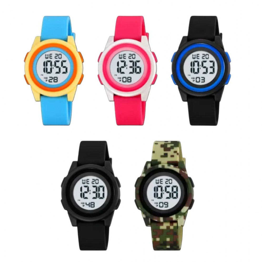 Kids’ LED Light Digital Water-Resistant Wristwatch