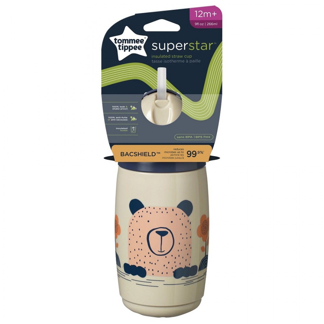 Tommee Tippee Insulated Straw Toddler Sippy Cup