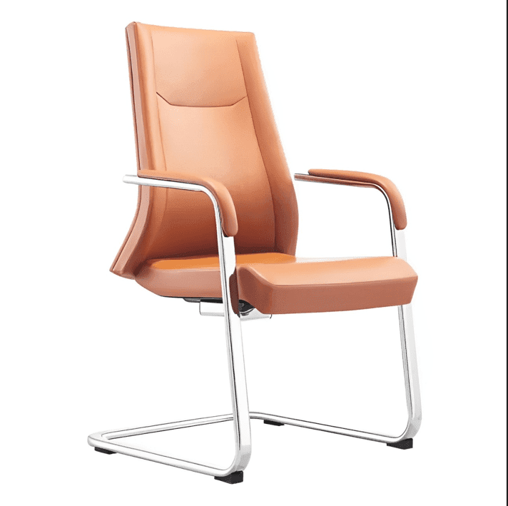 Executive Leather office visitors Chair- 587V