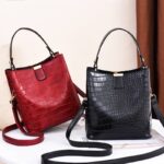 MIDI Size Croc SkinBag