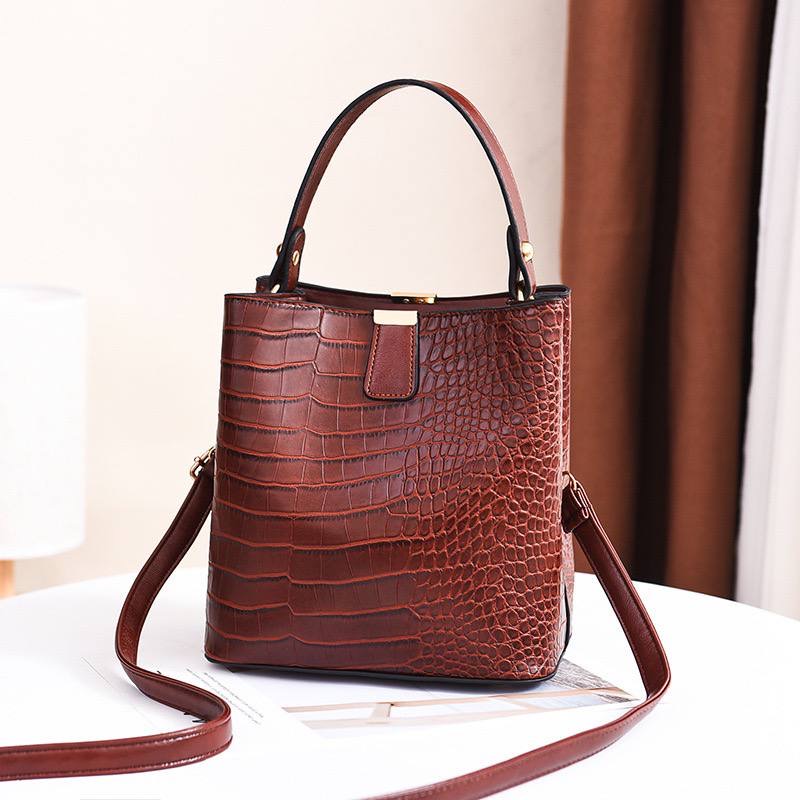 MIDI Size Croc SkinBag