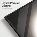 Large Framed Modern Wall Art 3 Piece Set, Black and White Abstract Paintings Artwork Decor, Contemporary Geometric Luxury Bright Style Pictures Prints for Living Room Hallway and Office 24×36 Inch