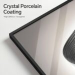 Large Framed Modern Wall Art for Bedroom, 4 Piece Luxury Bright Style Picture Artworks Decor, Minimalist Geometric Painting Prints for Living Room Dining Room Hallway