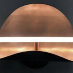 4 Piece Framed Modern Wall Art Set, Abstract Luxury Geometric Prints Artworks, Contemporary Minimalist Orange Gray and Gold Pictures Painting for Living Room, Bedroom, Hallway and Office