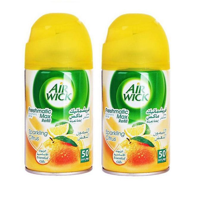 Airwick Freshmatic Twin pack refill Citrus
