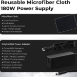 Dell Pro Smart Dock SD25 Bundle – 10Gbps, 3 Year Warranty, Supports Dual/Triple Monitors & 4K Displays with 180W Power Supply, Anyhdd HDMI, DisplayPort, USB C Cable, Cloth – Docking Station