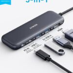 Anker USB C Hub, 5-in-1 USBC to HDMI Splitter with 4K Display, 1 x Powered USB-C 5Gbps & 2×Powered USB-A 3.0 5Gbps Data Ports for MacBook Pro, MacBook Air, Dell and More