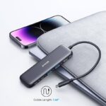 Anker USB C Hub, 5-in-1 USBC to HDMI Splitter with 4K Display, 1 x Powered USB-C 5Gbps & 2×Powered USB-A 3.0 5Gbps Data Ports for MacBook Pro, MacBook Air, Dell and More