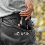 WOLFBOX MF50 Compressed Air Duster-110000RPM Super Power Electric Air Duster, 3-Gear Adjustable Mini Blower with Fast Charging, Dust Blower for Computer, Keyboard, House, Outdoor and Car