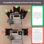 LEVO G2 Deluxe Adjustable Laptop Stand – Rolling Computer Desk & Ergonomic Table for Bed, Sofa, or Office – Portable Mobile Workstation with Tilt – Fits Devices up to 16″ – Charcoal & Black