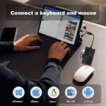 8-in-1 Memory Card Reader with 3 USB Ports, Lightning/USB-C/USB-A Adapter for iPhone/Android/PC/Mac, Supports SD/TF/MS/CF/XD Card & OTG for Photo/Video Transfer