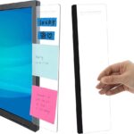 MDOZQ Office Desk Accessories 2pcs Computer Monitor Memo Board Message Board Supplies for Women Men Sticky Note Holder Home Desktop Decor