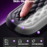 Vaydeer Wrist Rest for Keyboard and Mouse, Computer Ergonomic Wrist Support Pad, Soft Memory Foam Arm Cushion for Desk, Palm Hand Office Laptop Typing