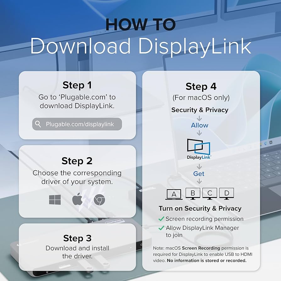 Plugable USB-C Triple Monitor Docking Station: 13-in-1 Laptop Dock with 100W Charging for Mac (DisplayLink Driver Required), Windows, Chrome, 3 HDMI, Gigabit Ethernet, SD, USB-C 20W, 4 USB – UD-ULTCDL