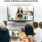 j5create Wireless Extender for USB Webcam, Microphones, or Speakers, Ideal for Streaming & Conferencing, No USB Mouse/Keyboard Compatibility (JVW120)