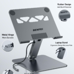 BENFEI Laptop Stand with USB C 7in1 Docking Station,HDMI 4K@60Hz,1*SD 1*Micro SD,100W Power Delivery,10Gbps 1*USB C 3.2 and 2*USB A 3.2 Compatible with MacBook Pro/Air, iPad Pro, XPS, Thinkpad