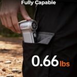 Electric Air Duster 180000RPM, Powerful Cordless Compressed Air Duster with 3-Speed Mini Air Duster Blower, Rechargeable Dust Cleaner for Computer Keyboard, PC, Car, Outdoor & Home Cleaning