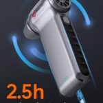 Electric Air Duster 180000RPM, Powerful Cordless Compressed Air Duster with 3-Speed Mini Air Duster Blower, Rechargeable Dust Cleaner for Computer Keyboard, PC, Car, Outdoor & Home Cleaning