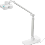 OKIOCAM W1 USB 4K 8MP Document Camera with Light for Teachers. Comes with OKIOPoint & AI-Tracking Presentation Software. Doc Camera for Classroom. Compatible with PC/Mac, with Type-C Adaptor