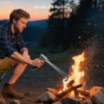 WOLFBOX MF200 Compressed Air Duster with Removable Battery & 4 Nozzles, Cordless 3-Speed Adjustable Mini Blower for Computer Keyboard, Car Cleaning, Home, and Outdoor Use