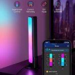 Govee Smart LED Light Bars, Work with Alexa and Google Assistant, RGBICWW WiFi TV Backlights with Scene and Music Modes for Gaming, Pictures, PC, Room Decoration