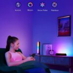 Govee Smart LED Light Bars, Work with Alexa and Google Assistant, RGBICWW WiFi TV Backlights with Scene and Music Modes for Gaming, Pictures, PC, Room Decoration