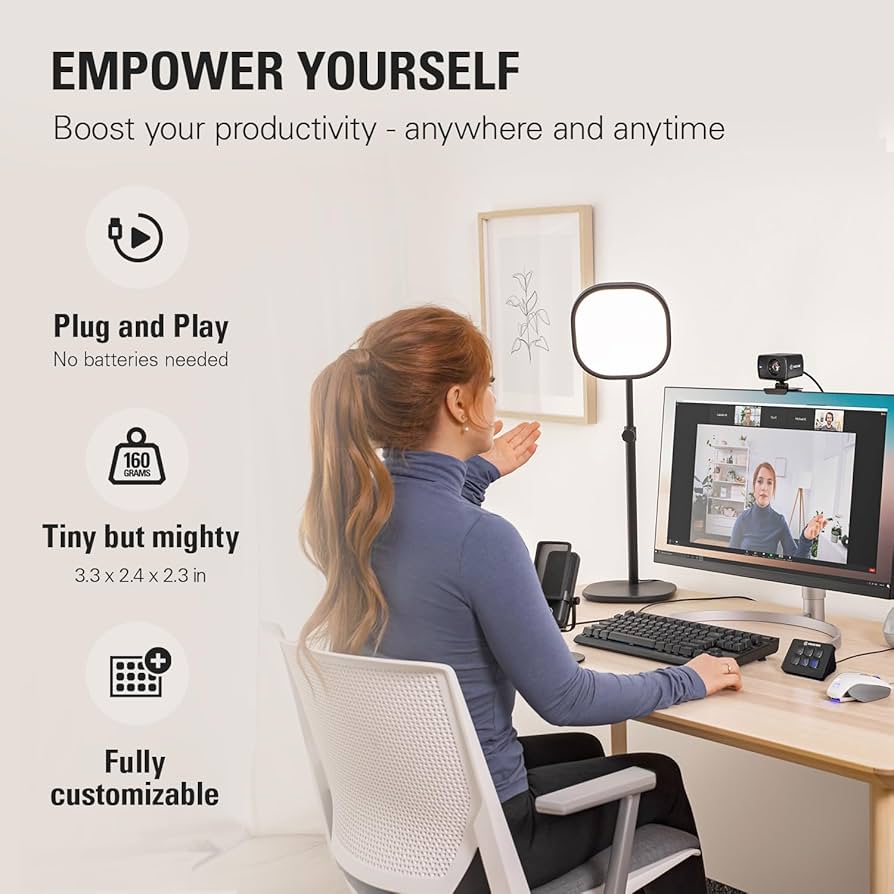 Elgato Stream Deck Mini – Control Zoom, Teams, PowerPoint, MS Office and Boost Productivity with Seamless Integration for Daily Apps, Set Up Shortcuts Easily, USB, Compatible with Mac and PC